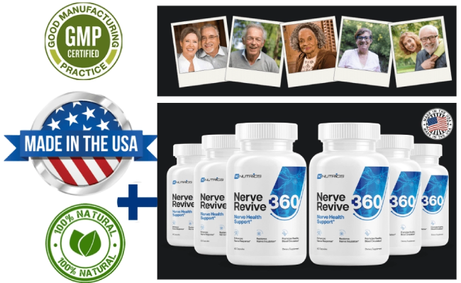 nerve support supplement bottle with natural ingredients